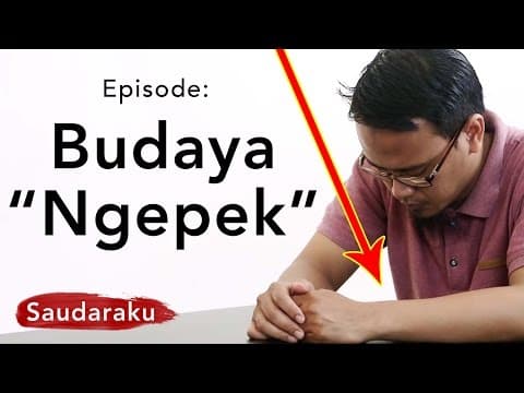 Saudaraku ... Budaya "Ngepek"