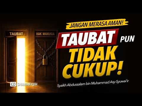 Jangan 𝗠𝗘𝗥𝗔𝗦𝗔 Aman! Manusia Tak Mudah 𝗠𝗘𝗠𝗔𝗔𝗙𝗞𝗔𝗡