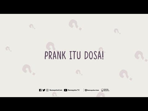 Motion Graphic: Prank Itu Dosa - Ustadz M Abduh Tuasikal