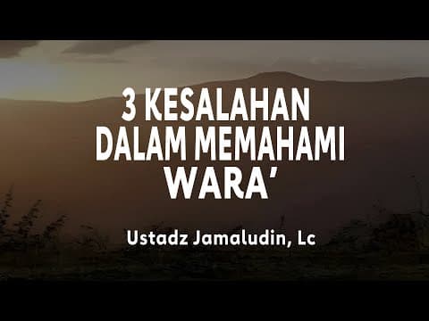 ⭕ [LIVE] KAJIAN RUTIN ILMIAH - Ustadz Jamaludin, Lc  حفظه الله تعالى