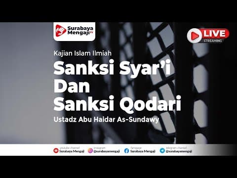 Sanksi Syar'i & Sanksi Qodari - Ustadz Abu Haidar As-Sundawy