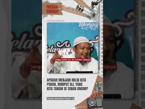 Apakah menjadi milik kita, pohon, rumput dsb yang kita tanam di tanah Umum