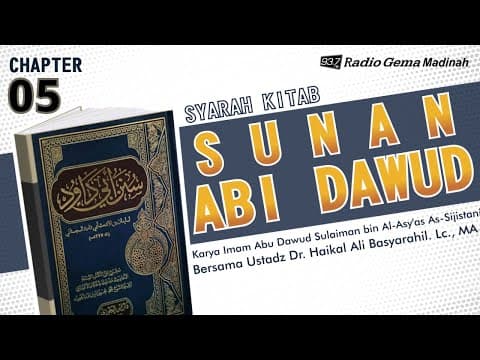 🔴[LIVE] KITAB SUNAN ABI DAUD BAB THAHAROH | Ustadz Dr. Haikal Basyarahil,MA Hafizhahullah