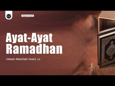 ⭕  [LIVE] Ayat-ayat Ramadhan - Ustadz Abdullah Husni, Lc,. حفظه الله تعالى