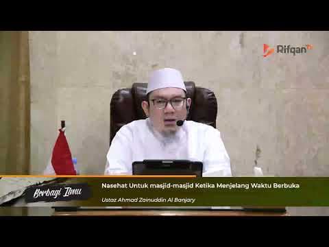 Nasehat Untuk masjid masjid Ketika Menjelang Waktu Berbuka