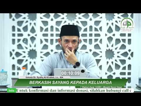 Berkasih Sayang Kepada Keluarga - Ustadz Dr. Syafiq Al Khatieb, Lc,. MA