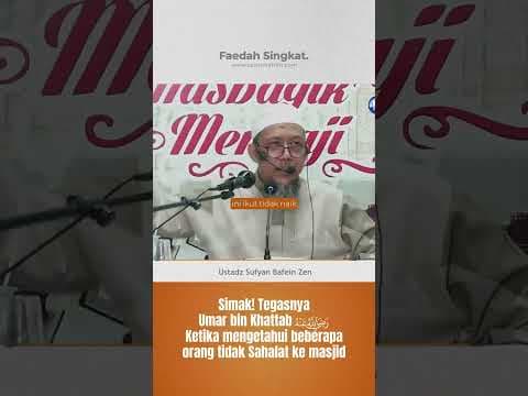 Simak! Tegasnya Umar bin Khattab mengingatkan untuk Shalat ke masjid