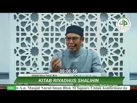 Kitab Riyadhus Shalihin - Ustadz Idrus Yusuf, M.A.