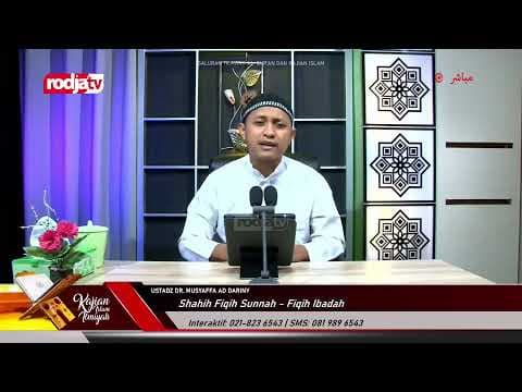 Live: Ustadz Dr. Musyaffa ad Dariny, M.A.Pembahasan Kitab Fikih Ibadah.