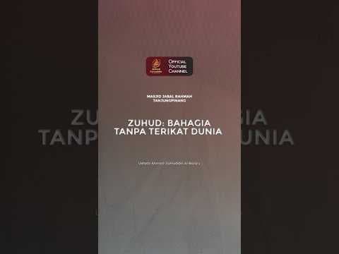 Bahaya Perbuatan Zina di Dunia & Akhirat  - Ustaz Ahmad Zainuddin Al Banjary, Lc., M.A.