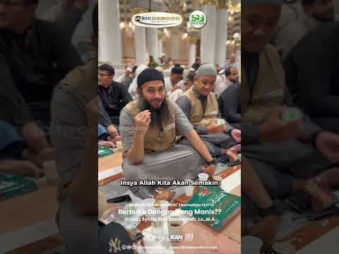 Berbuka dengan yang Manis