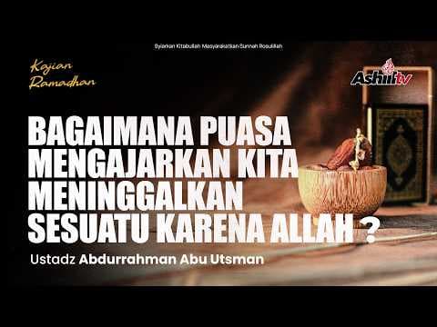 🔴 [LIVE] Kajian Ramadhan -  Ustadz Abdurrahman Abu Utsman حفظه الله