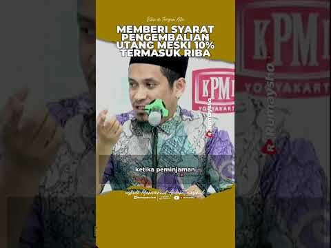 Memberi Syarat Pengembalian Utang Meskipun Hanya 10%, Itu Termasuk Riba!! - Rumayho TV