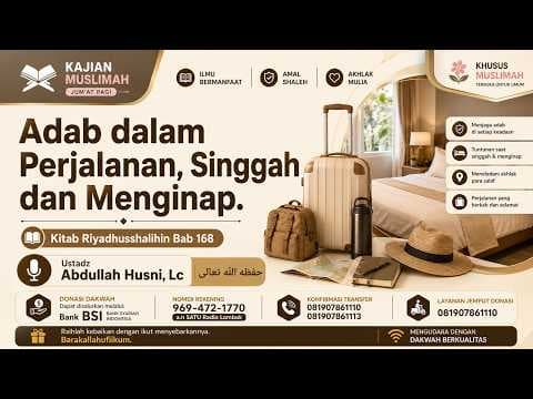 ⭕ [LIVE] KAJIAN RUTIN MUSLIMAH JUM'AT PAGI - Ustadz Abdulloh Husni, Lc  حفظه الله تعالى