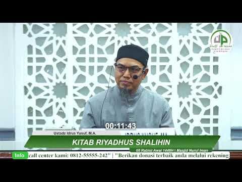 Kitab Riyadhus Shalihin - Ustadz Idrus Yusuf, M.A.