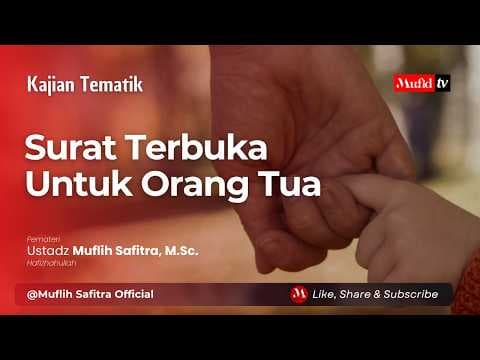 LIVE TUNDA 🔴 Surat Terbuka Untuk Orang Tua | Ustadz Muflih Safitra, M.Sc. [1448H/2026]