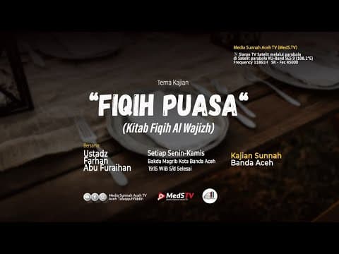 🔴 [LIVE] Fiqih Shiyam (Puasa) #3 | Ustadz Farhan Abu Furaihan