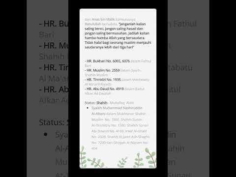 Hadits ke-313.    #hadits #haditsshahih #nasihat