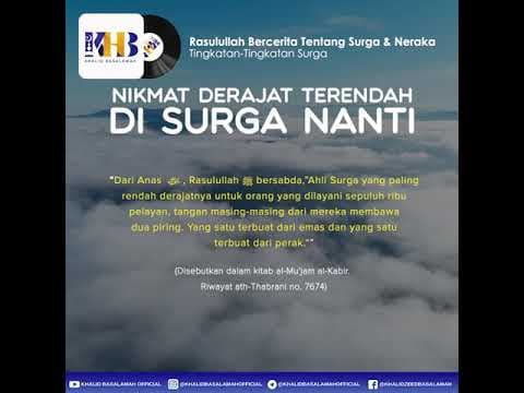 [KHB VIDGRAM] Nikmat Derajat Terendah di Surga Nanti