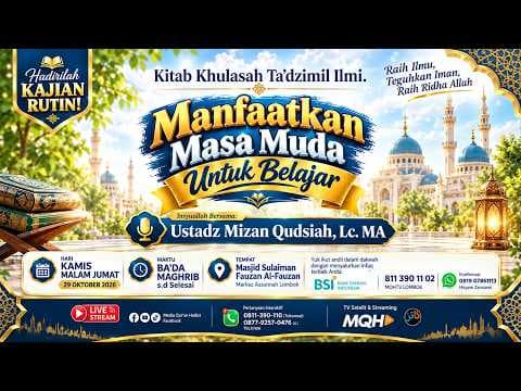 ⭕ [LIVE] KAJIAN RUTIN ILMIAH - Ustadz Sofyan Bafin Zen  حفظه الله تعالى