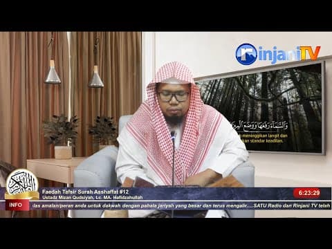 Faedah Tafsir Surah Asshaffat #15 - Ustadz  Mizan Qudsiyah, Lc. MA.