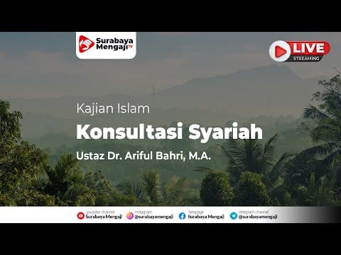[LIVE MADINAH] Konsultasi Syariah - Ustaz Dr. Ariful Bahri, M.A.