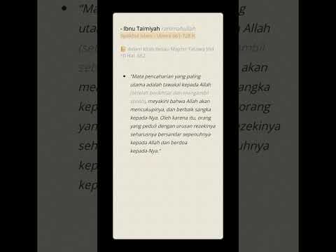 Atsar ke-92.    #atsar #nasehat #rezeki