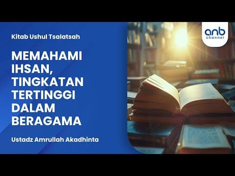 Memahami Ihsan, Tingkatan Tertinggi dalam Beragama | Ustadz Amrullah Akadhinta
