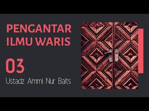 Pengantar Ilmu Waris 03