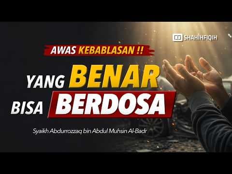 Jangan Sampai 𝗗𝗢𝗔𝗠𝗨 Berubah Menjadi 𝗞𝗘𝗗𝗭𝗢𝗟𝗜𝗠𝗔𝗡 !